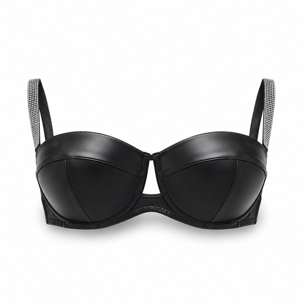 Women’s Faux Leather Bra