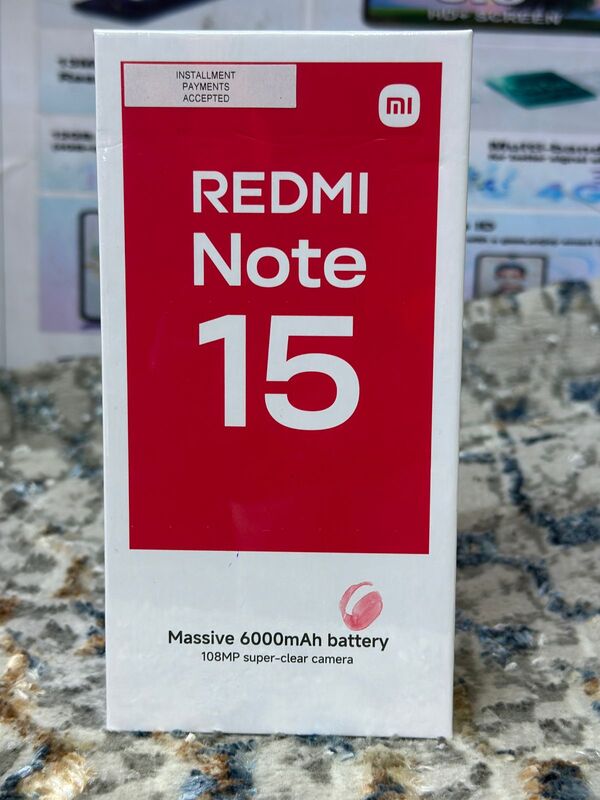 Redmi Note 15 – 128GB ROM, 6GB RAM