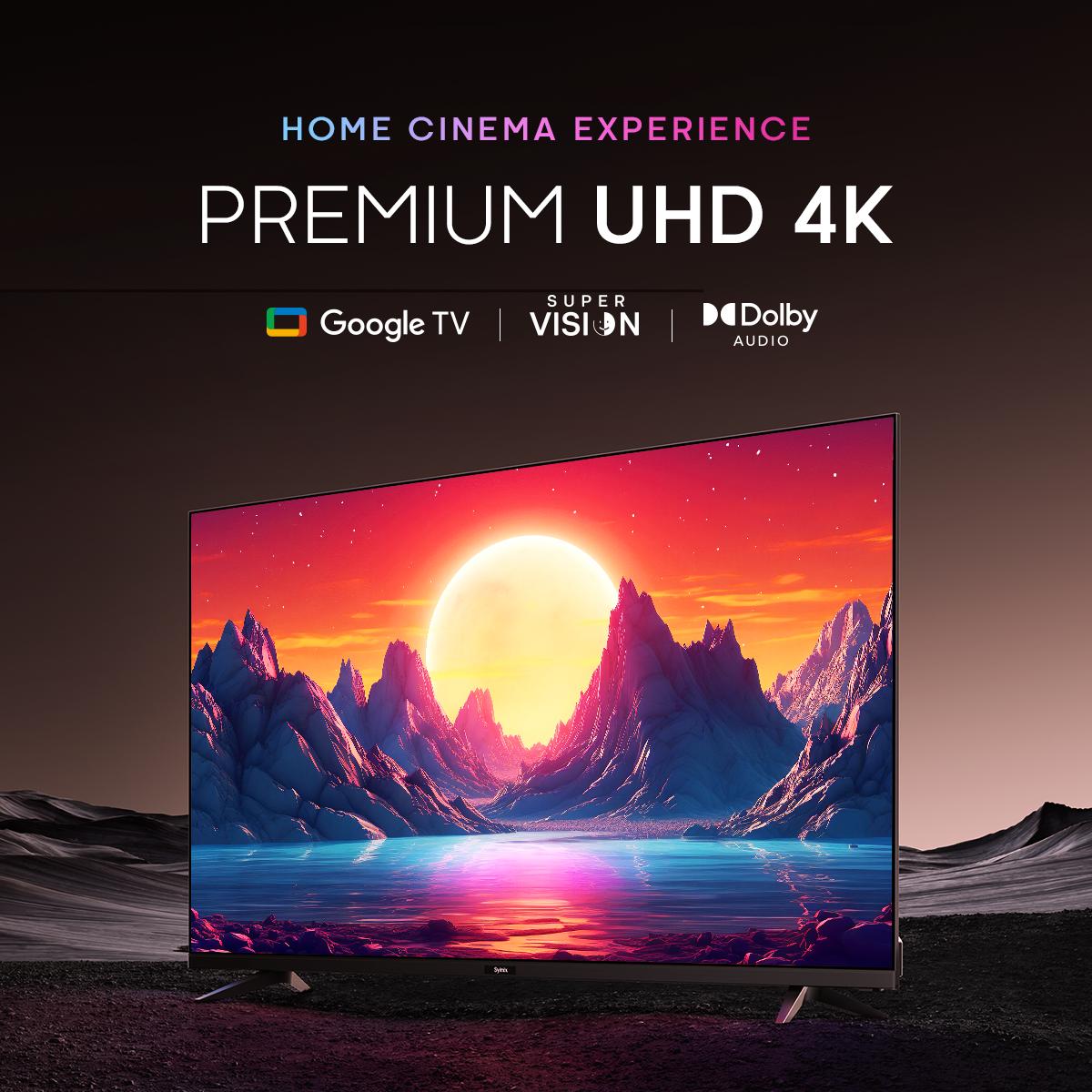 Syinix 50 Inch 4K Ultra HD Smart TV