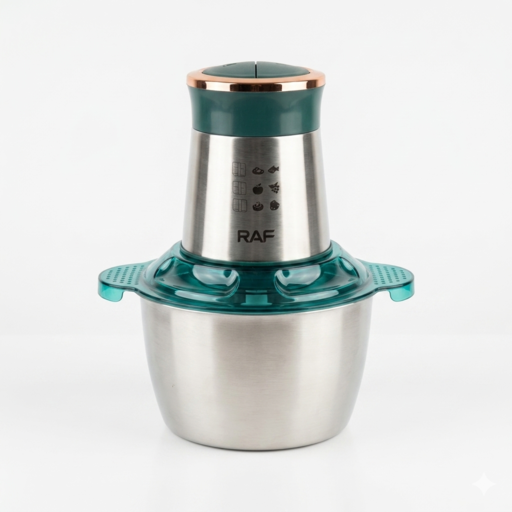 RAF Stainless Steel Electric Food Chopper & Mincer (Model R.7029)