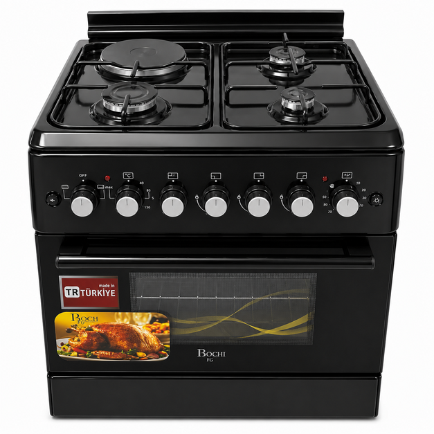 Roch Cooker - 60×60 Premium Standing Cooker (RECK-631-BL)
