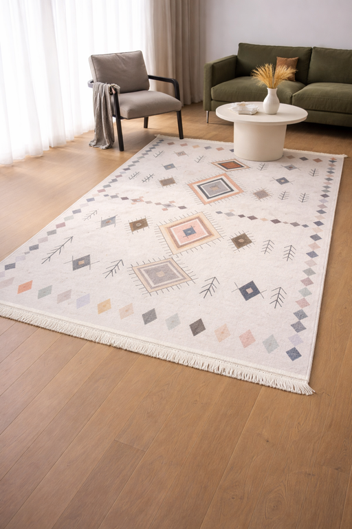Geometric Pattern Carpet Rug 5*9