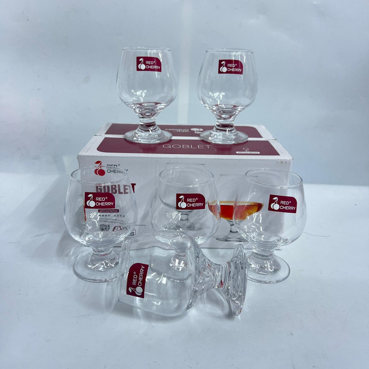 Red Cherry Brandy Snifter Set (HG3401)