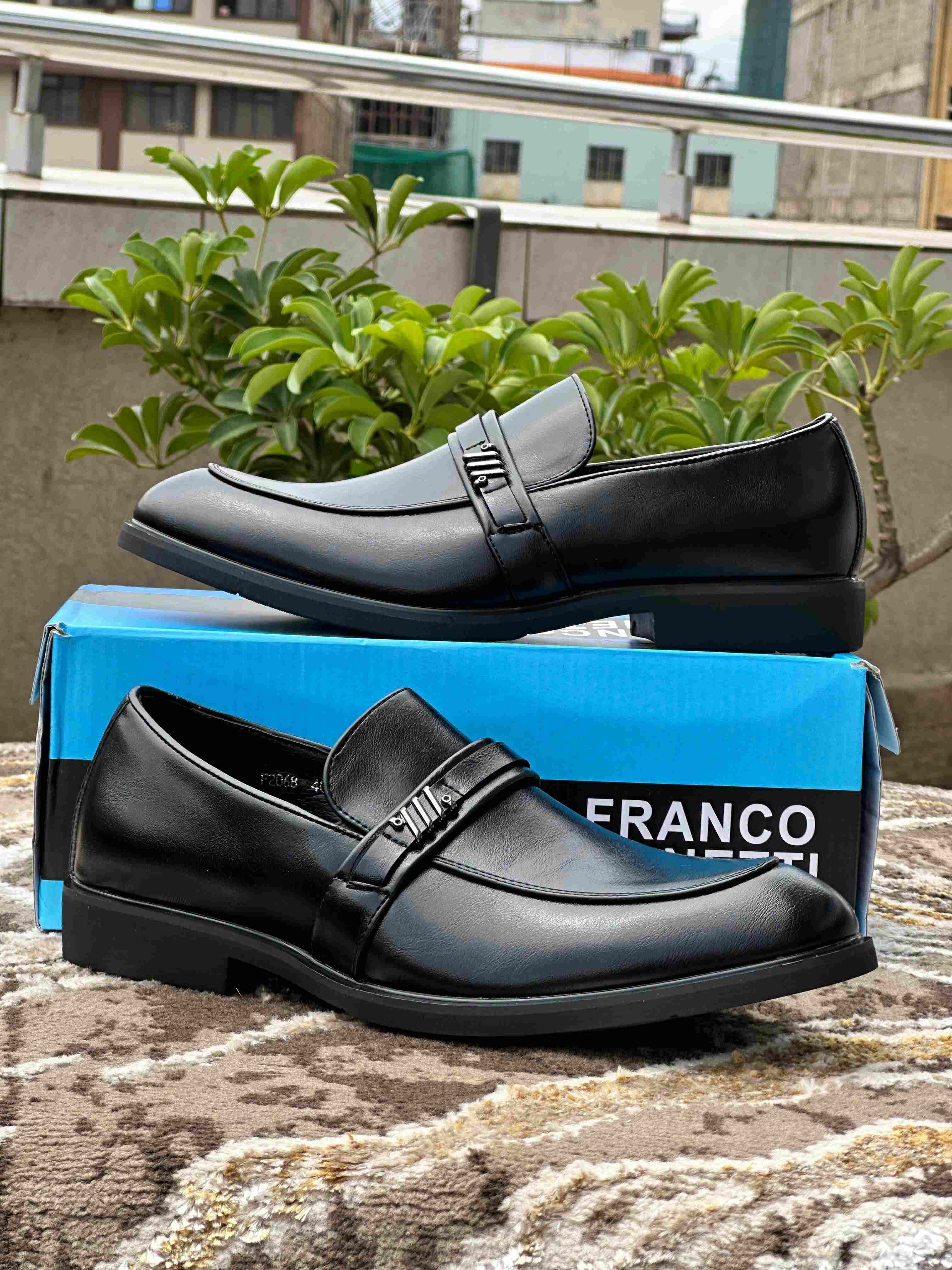 Franco Banneti Men’s Classic Formal Slip-On Loafers