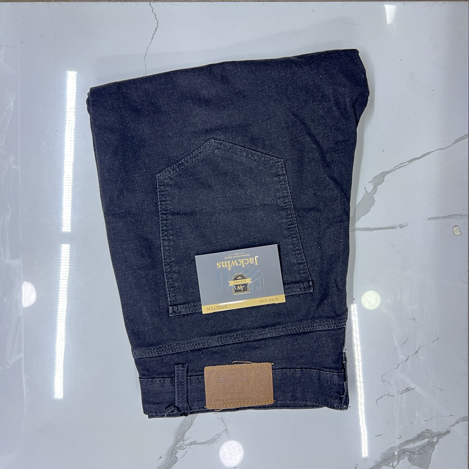 Jackwins Stretch Denim Jeans (Modern Fit)