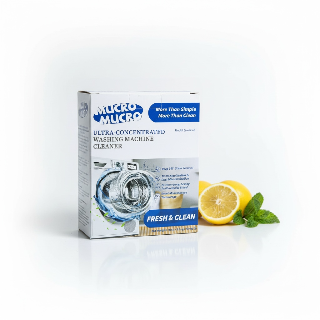 Mucro Ultra-Concentrated Washing Machine Cleaner.
