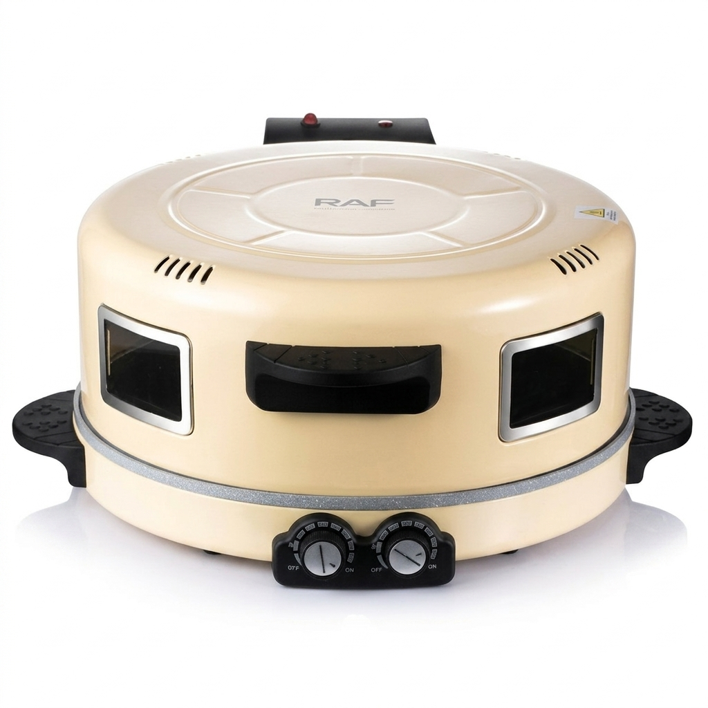 RAF Multi-Functional Electric Pizza Oven & Bread Maker R.5495 – 40cm High-Heat Baking Oven
