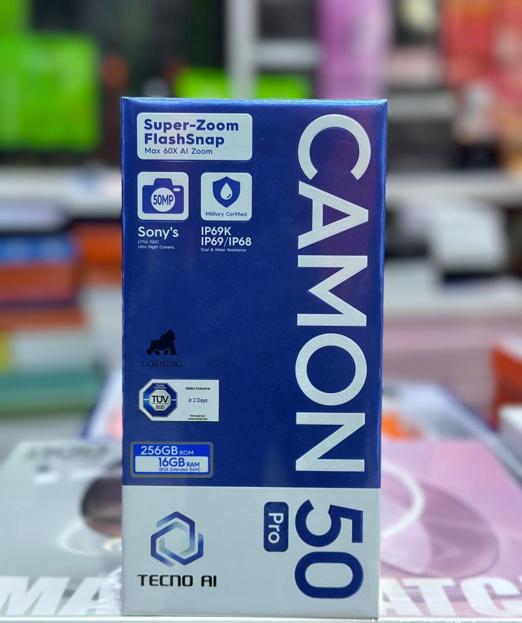 Tecno Camon 50 Pro (256GB + 16GB RAM)