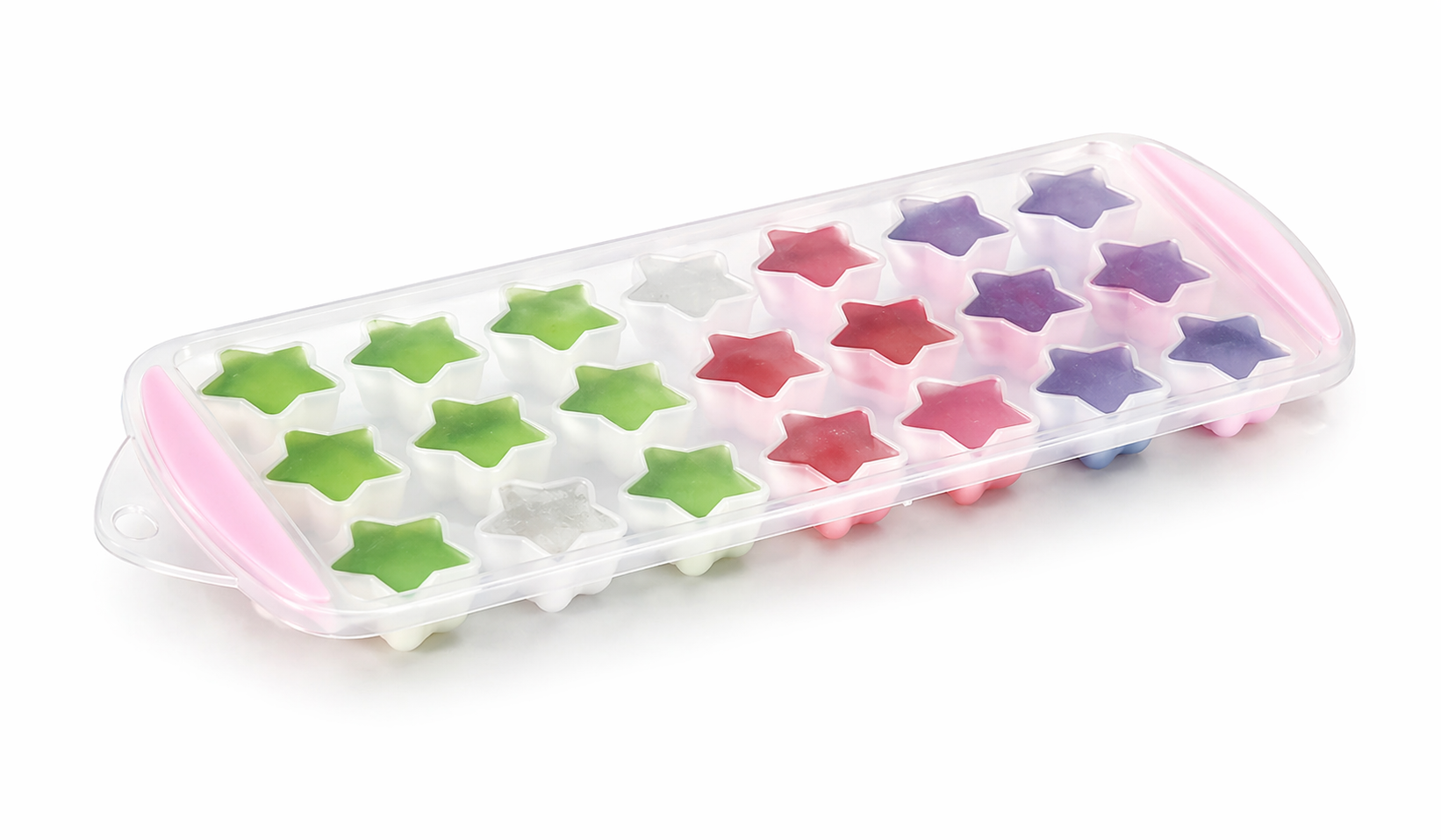 Plastic Ice Cube Tray XYSJ-0049 – Star Shape Ice Mold with Lid