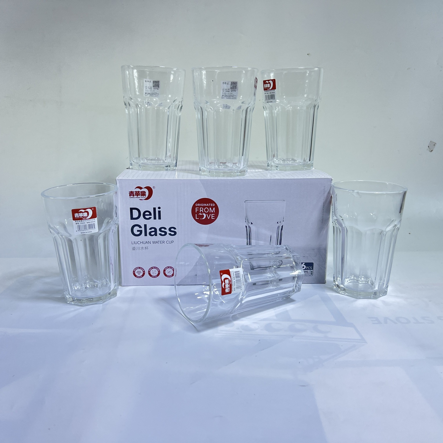 Glass Water Tumbler Set-Y5033