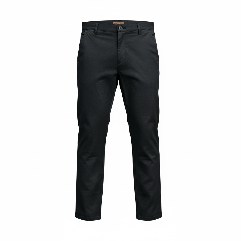 Men Polyester Pants - Slim Fit