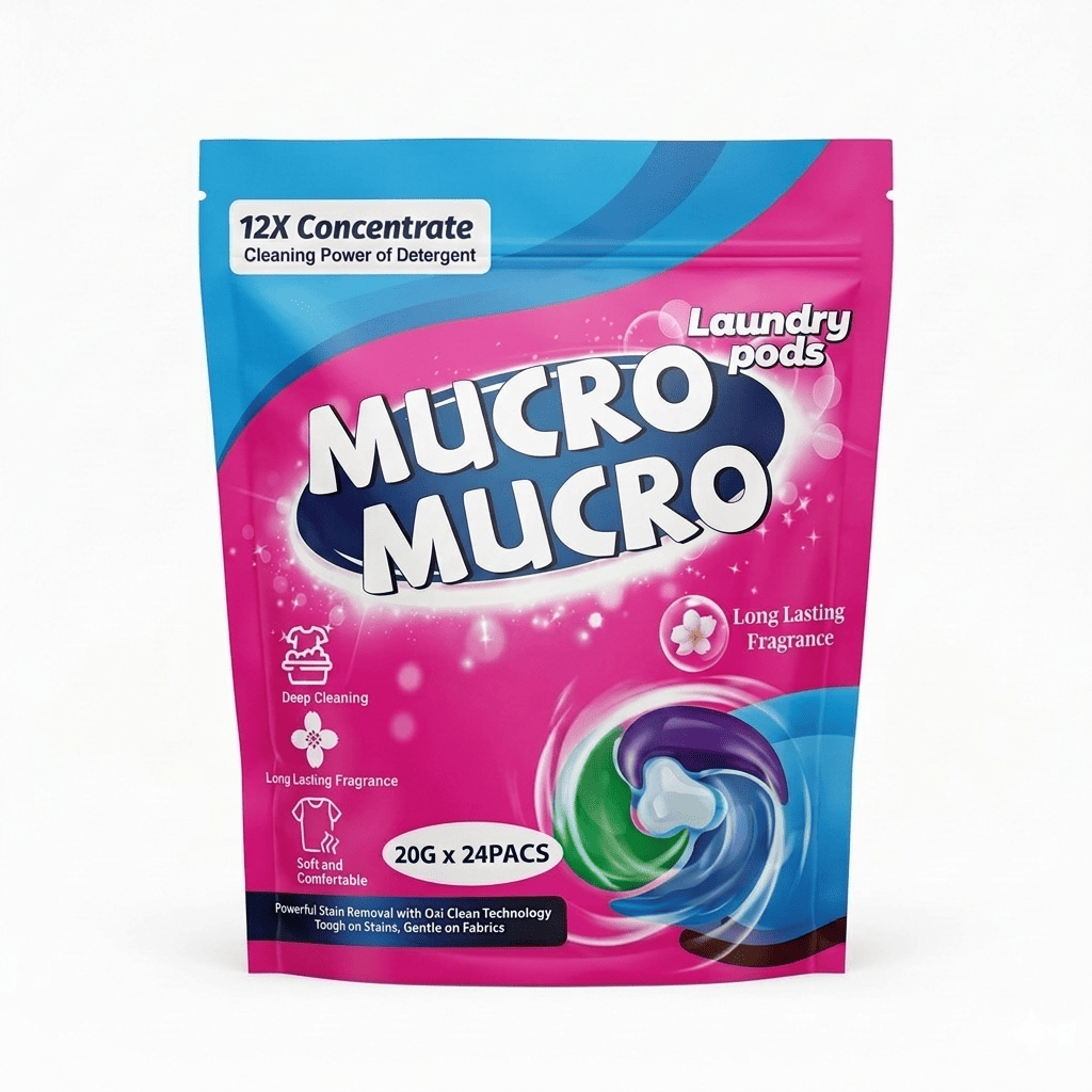 Mucro Concentrated Laundry Pods 3 in 1 – Powerful Detergent Capsules
