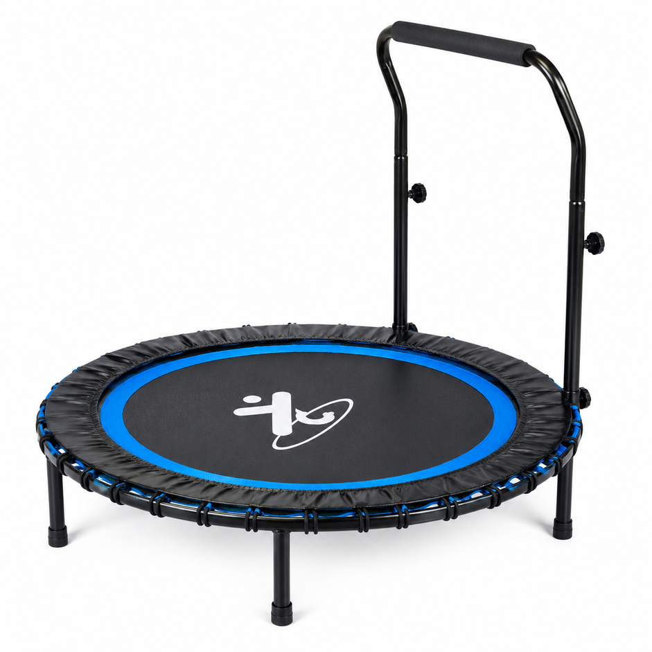 Blue Fitness Trampoline with Adjustable Handle (40 Inch) – AD-003