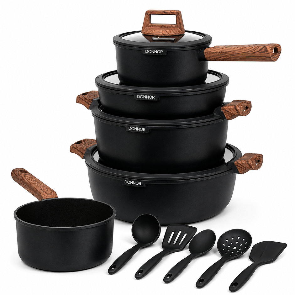 Donnor 11-Piece Non-Stick Cookware Set