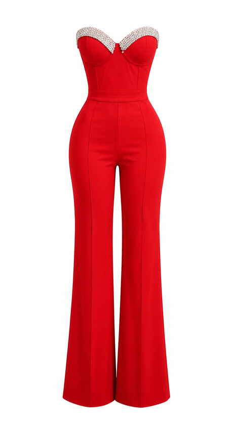 568 The Scarlet Siren Pearl Jumpsuit