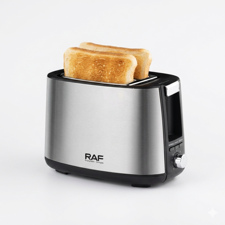 RAF 2-Slice Pop-Up Toaster R.507 – Stainless Steel