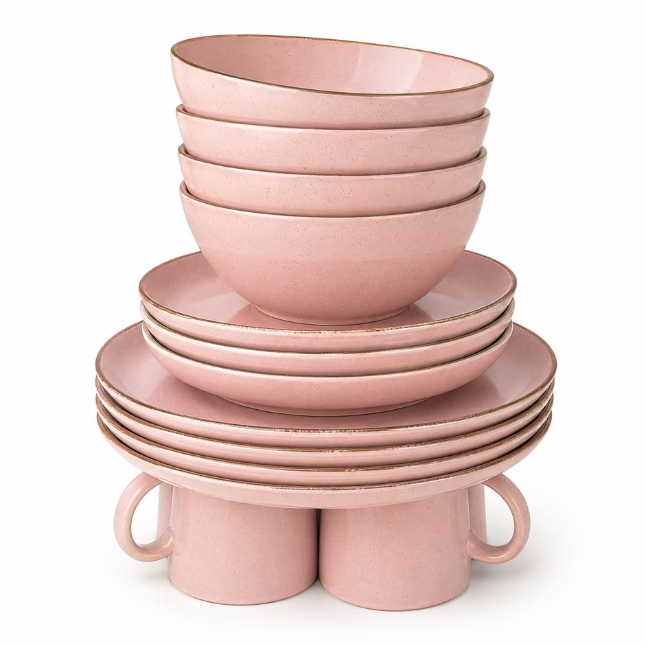 Reactive Glaze Dinner Set – 1310 (16PCS)