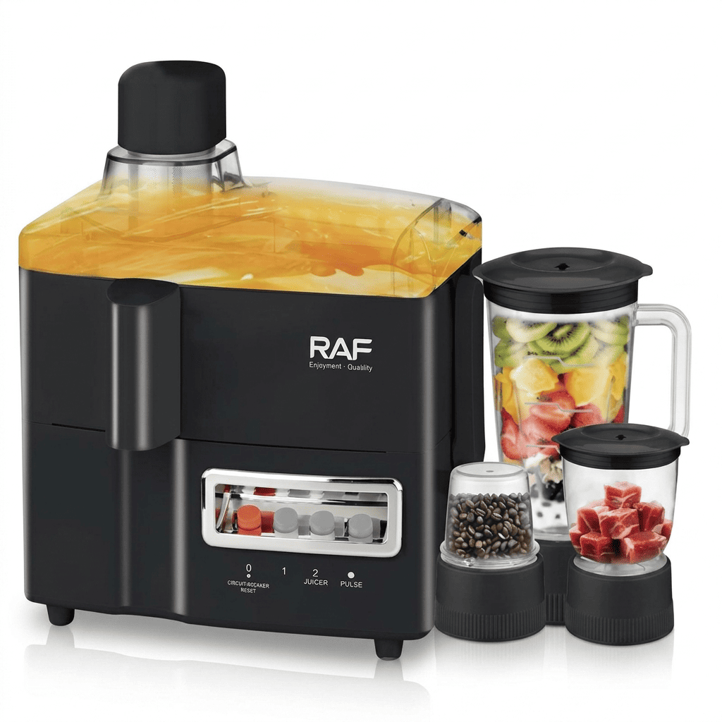 RAF 4-in-1 Multi-Functional Electric Juice Extractor & Food Processor (R.2819B)