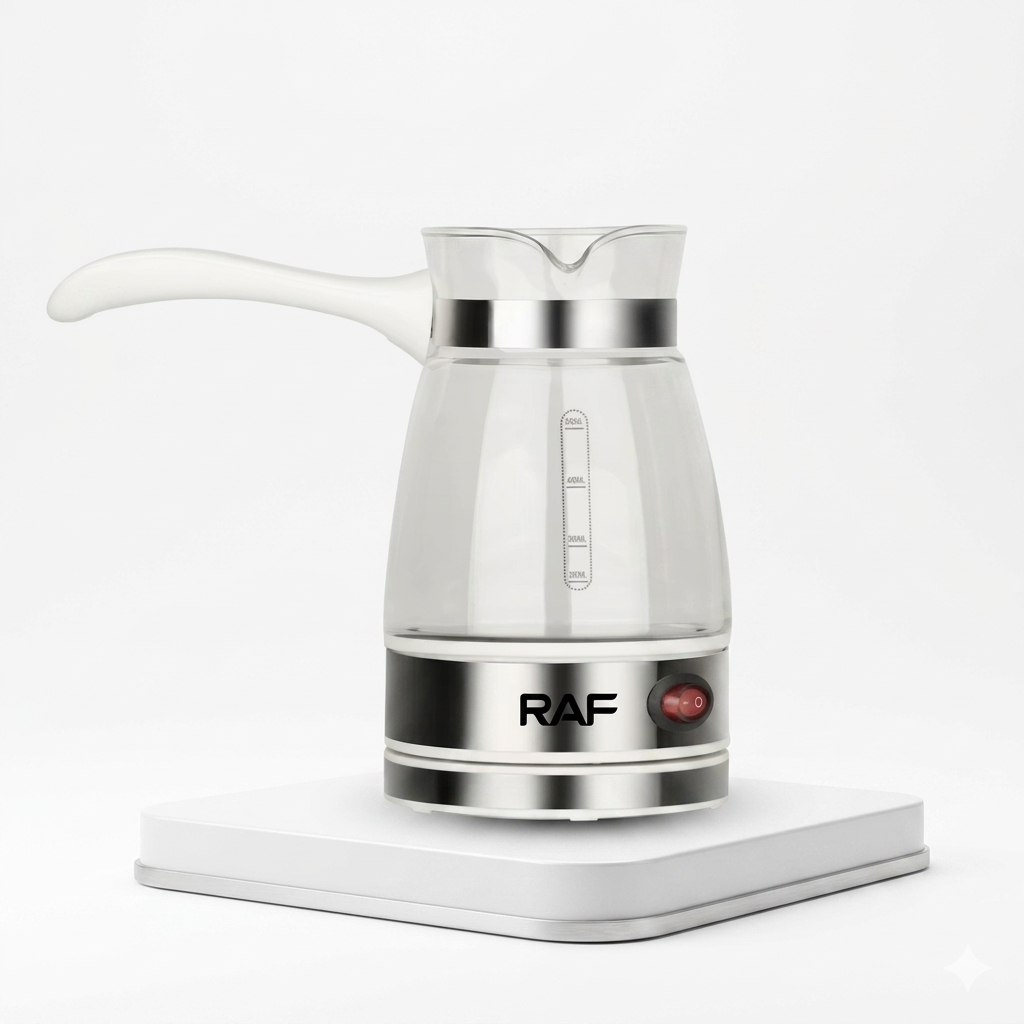 RAF R.125 Glass Electric Turkish Coffee Pot