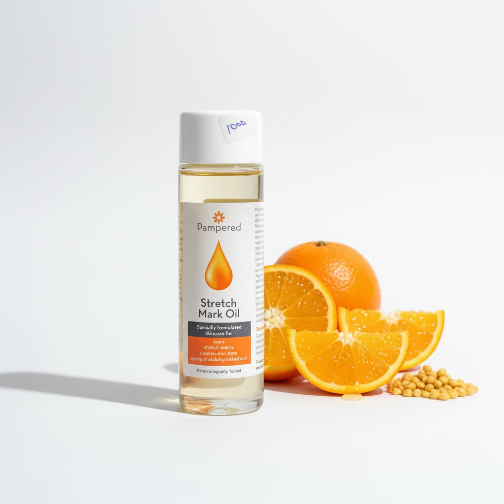 Pampered Stretch Mark Oil – Skin Repair & Nourishing Care