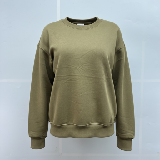 Classic Olive Crewneck Sweatshirt