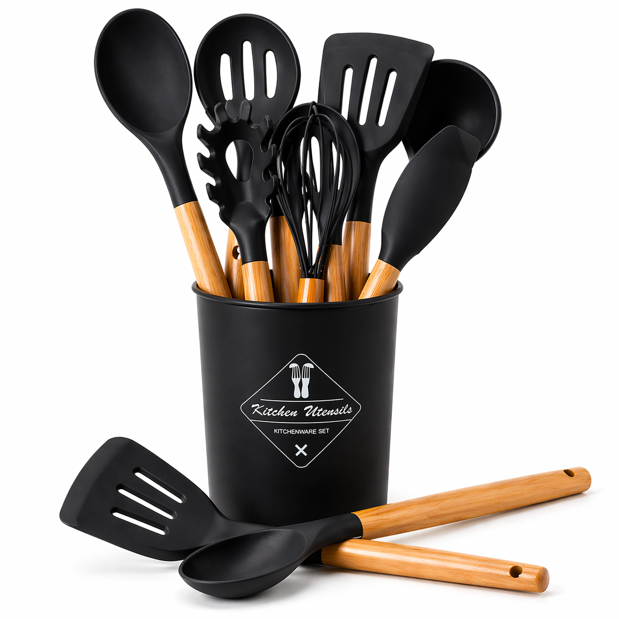 12-Piece Silicone Kitchen Utensil Set (XYSJ-001)