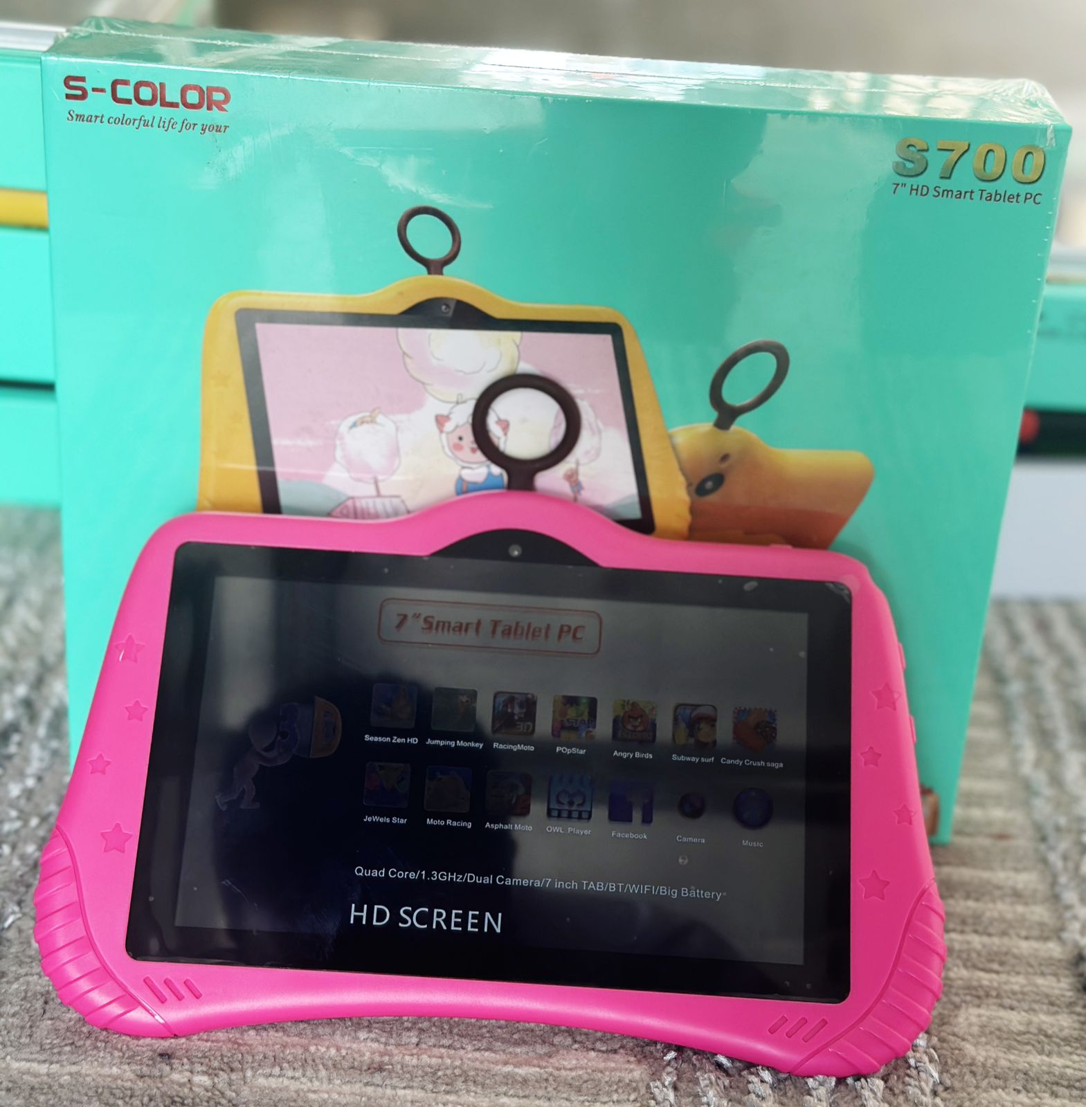 S-Color S700 Kids 7-Inch HD Smart Tablet PC
