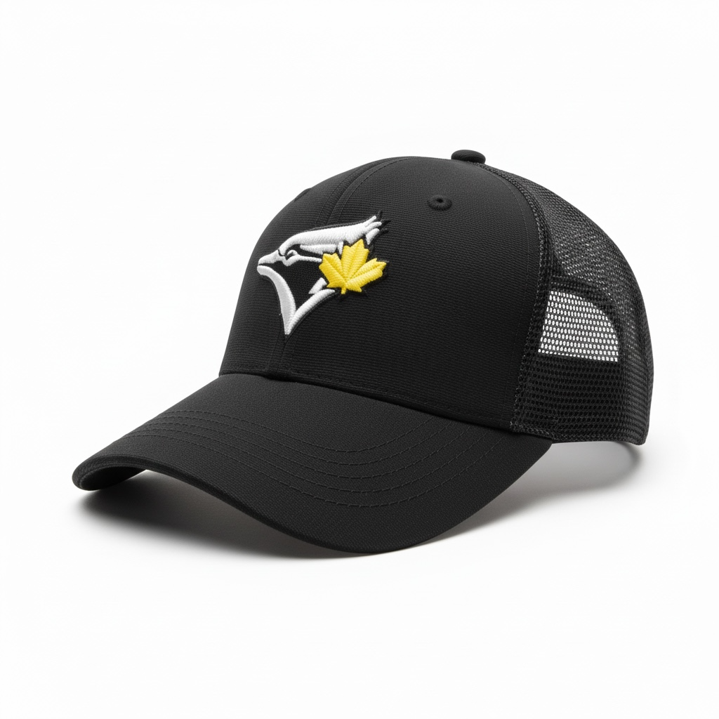 Toronto Blue Jays Black Trucker Cap