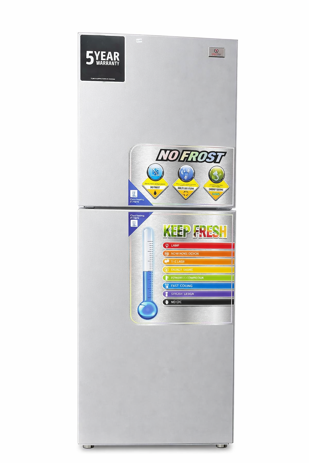 Smart Pro Double Door Refrigerator-(SFR-275-DT-I)