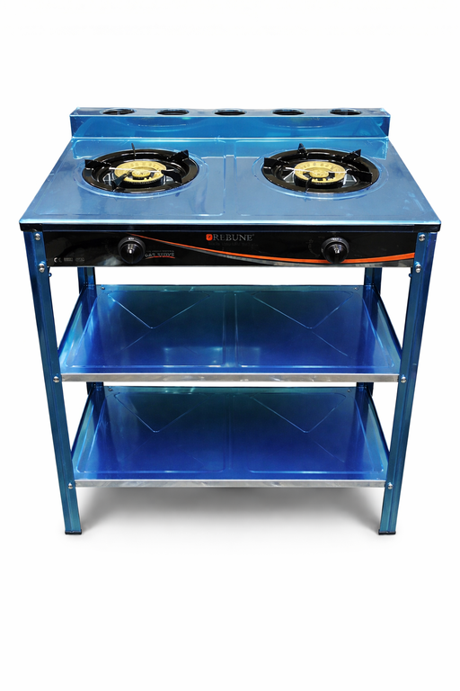 Rebune Commercial Double Burner Gas Cooker