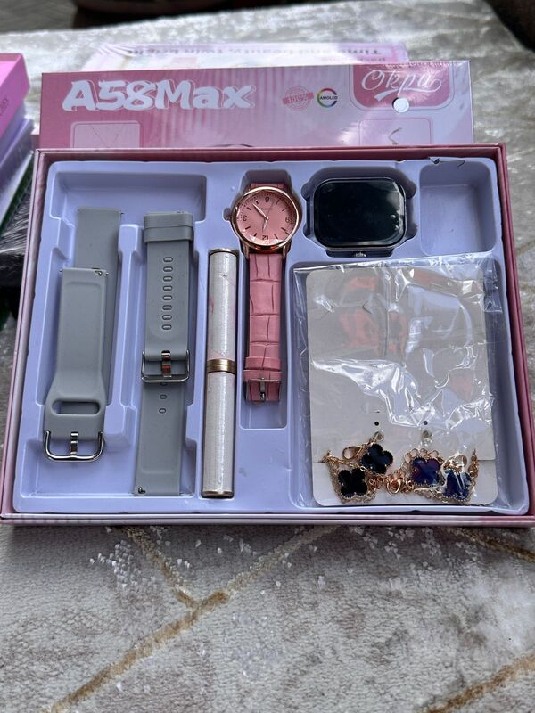 A58 Max Smart Watch Gift Set