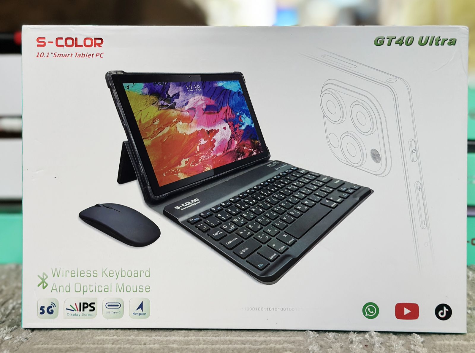 S-Color GT40 Ultra 10.1 Inch Smart Tablet PC