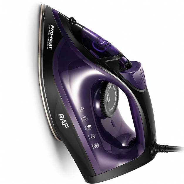 RAF Pro-Heat Steam Iron-(R-1009P)