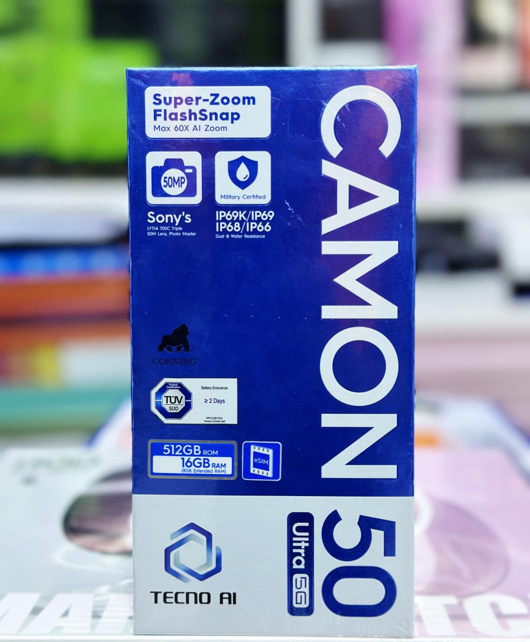 Tecno Camon 50 Ultra 5G (512GB + 16GB RAM)