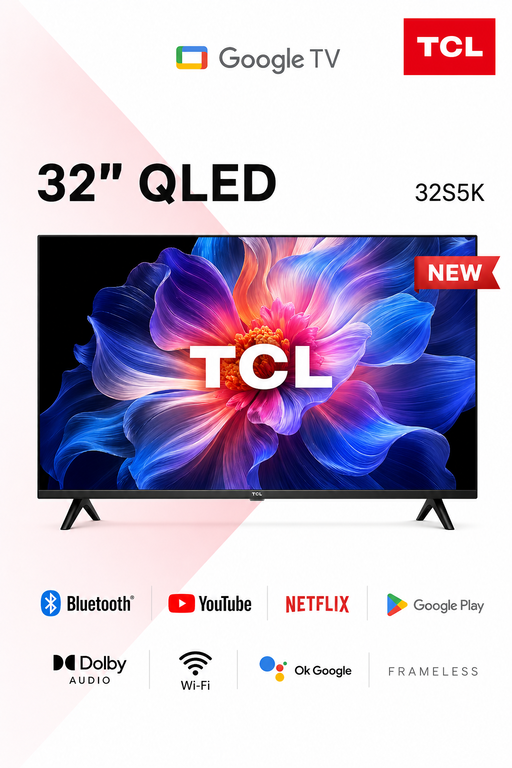 TCL 32S5K 32-Inch QLED Google TV