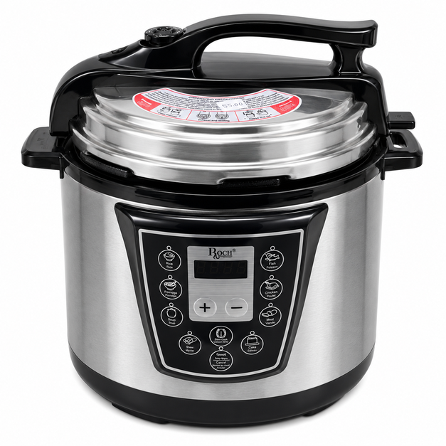 Roch Electric Pressure Cooker 6 Litres-(REC-177-D)
