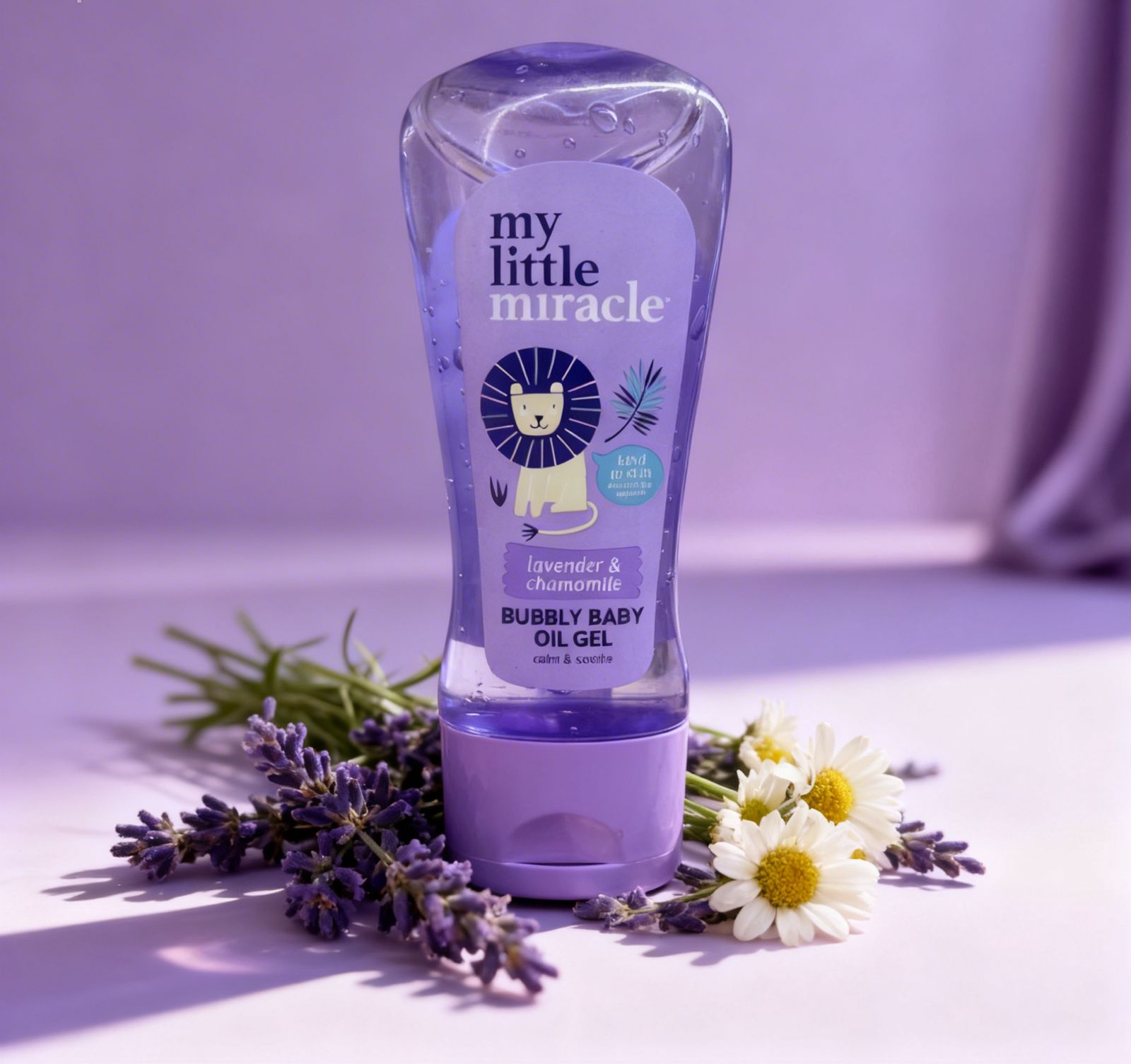 My Little Miracle Bubbly Baby Oil Gel – Lavender & Chamomile Calm & Soothe Skin Care