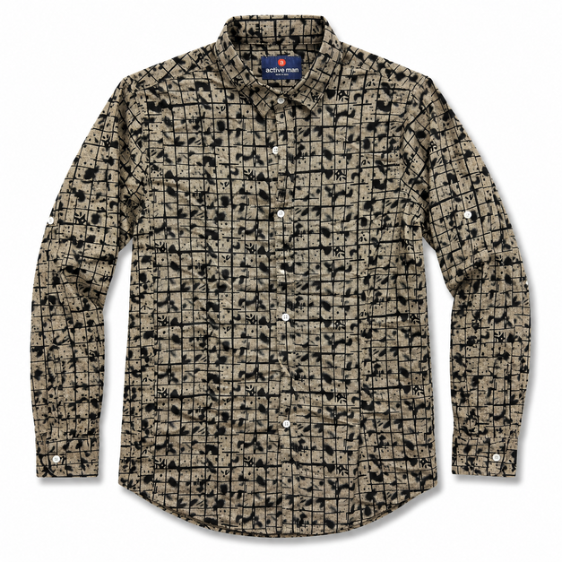 Long Sleeve Casual Printed Shirt