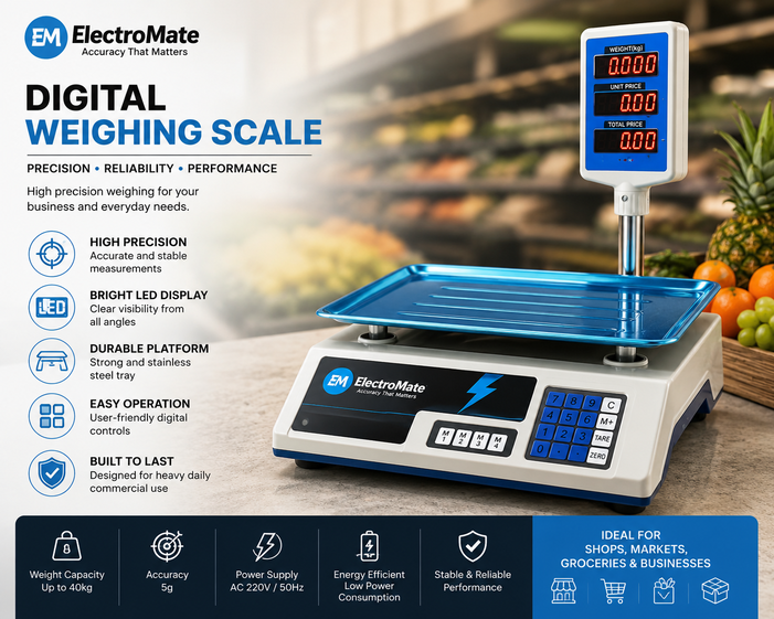 ElectroMate Digital Weighing Scale