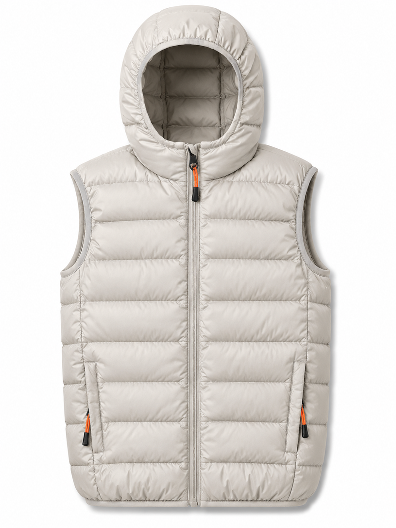Kids Hooded Puffer Vest Jacket Collection • S-2815#