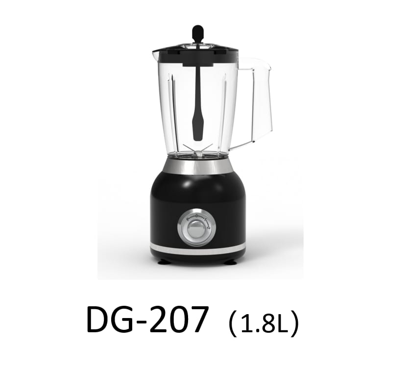 AILYONS DG-207 1.8L High-Capacity Glass Jar Blender with Powerful Motor, Multi-Speed Control,