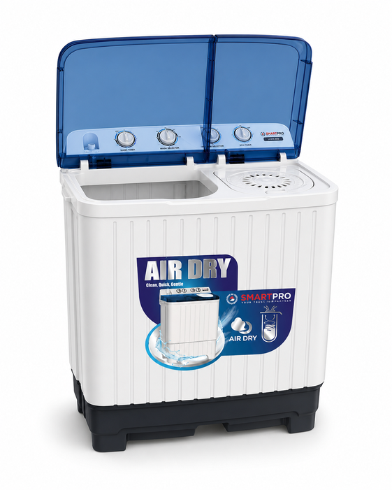 Smart Pro 10kg Semi-Automatic Twin-Tub Washing Machine (Air Dry Edition)