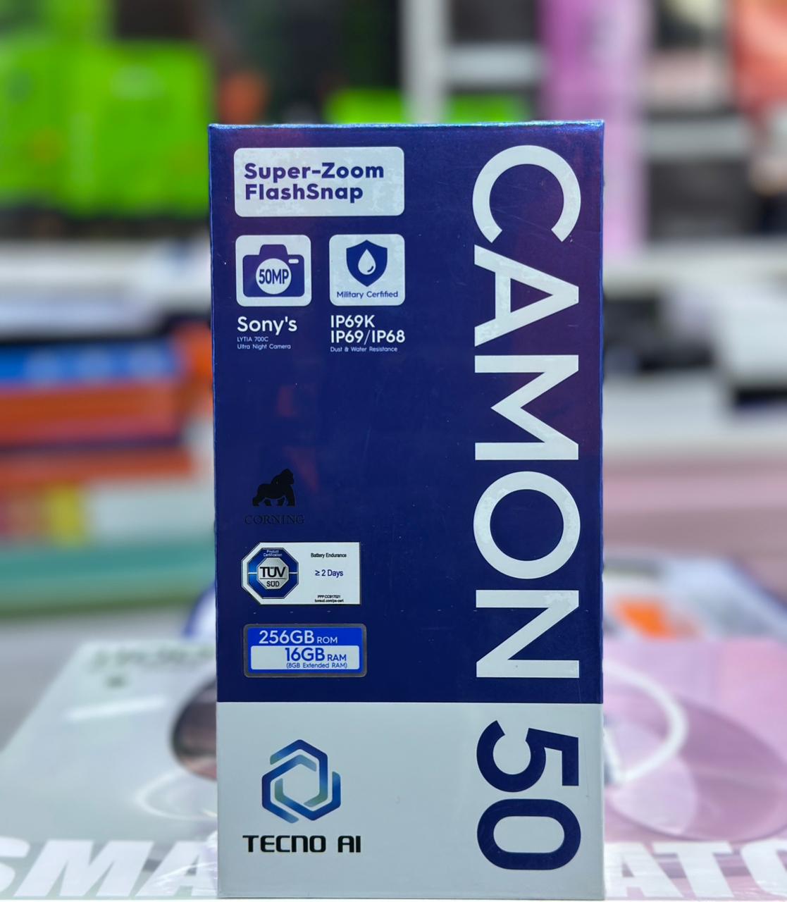 Tecno Camon 50 (256GB + 16GB RAM)