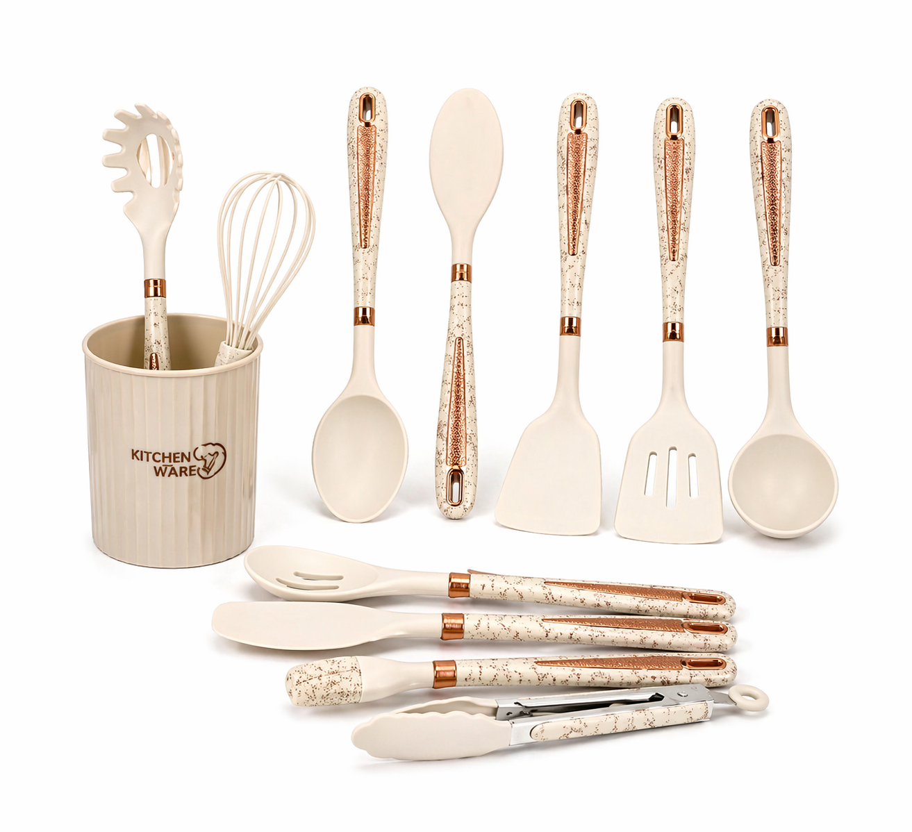 12 Piece Diamond Handle Utensil Set – XYSJ-0009