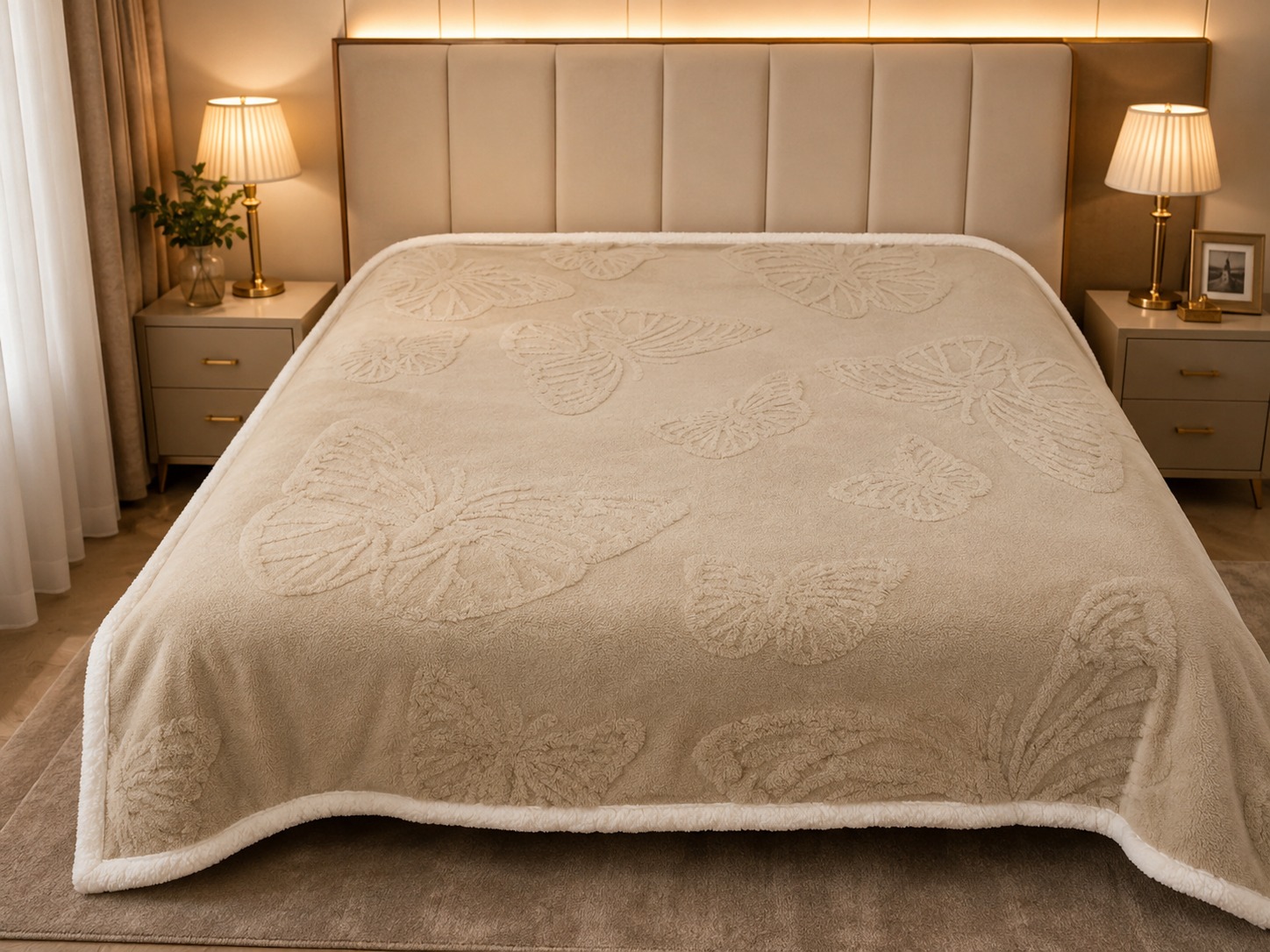 Fleece Sherpa Blanket 6*6
