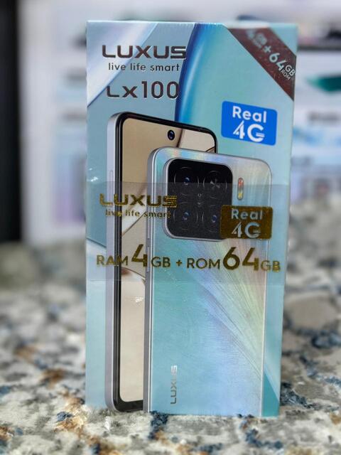 Luxus LX100 Smartphone – 64GB ROM, 4GB RAM, 4G Connectivity.