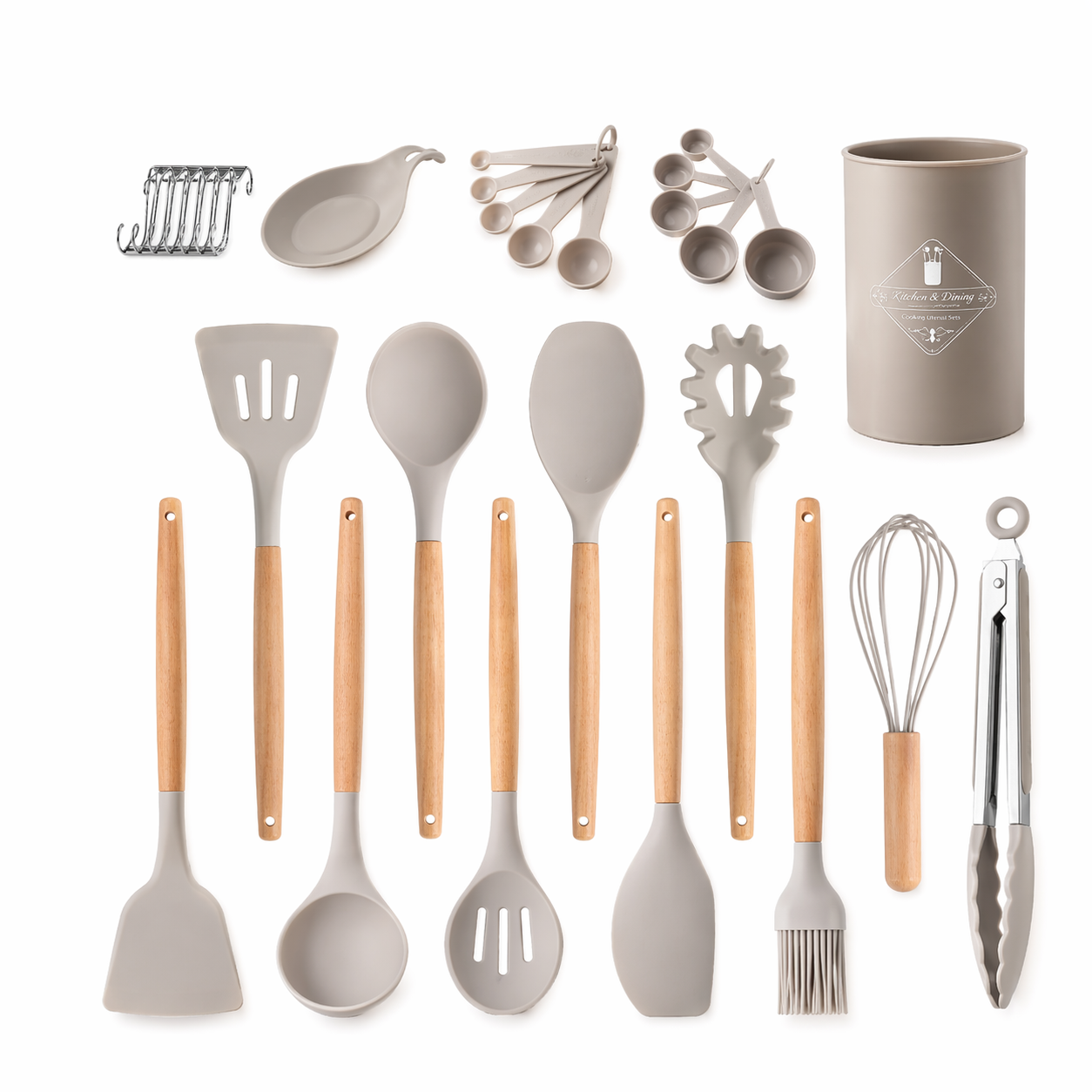 33 Piece Silicone Utensil Set– XYSJ-0008