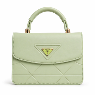Bagco Geometric Top Handle Handbag