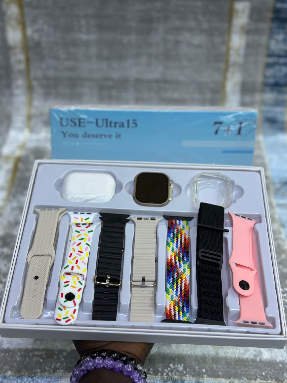 Ultra 15 7+1 Smartwatch – Multi Strap Edition