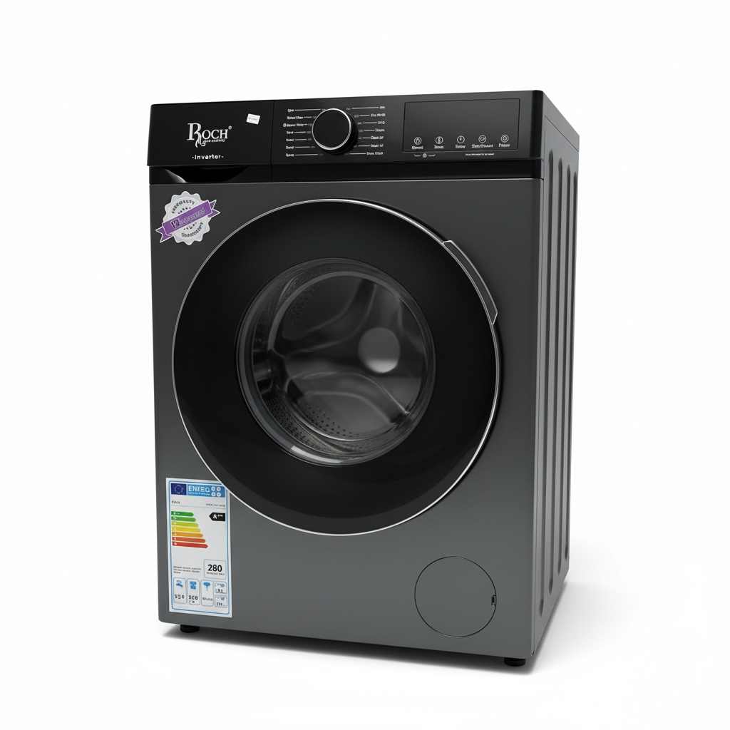 Roch 12KG Front Load Wash and Spin Washing Machine